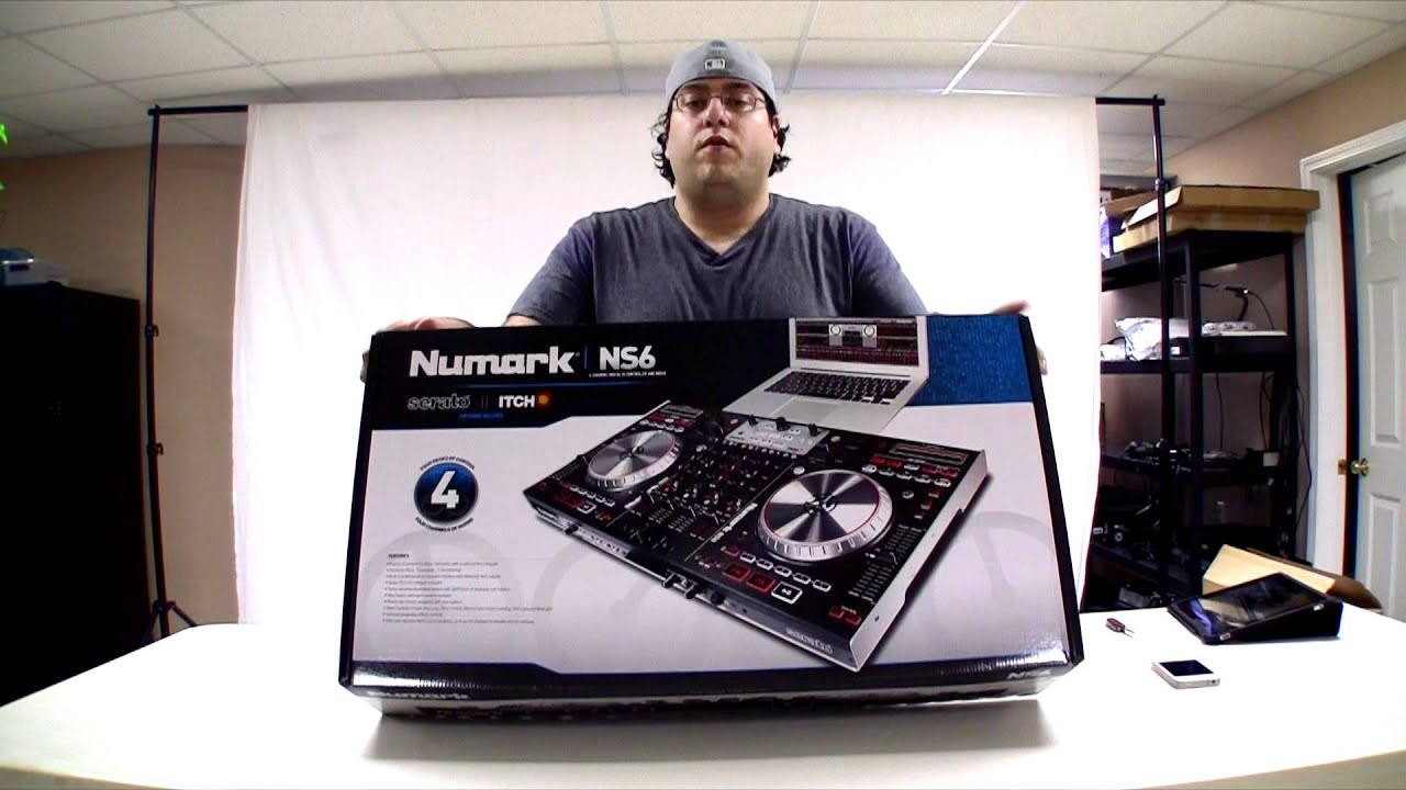 Numark NS6 DJ Controller & Mixer for Serato ITCH Unboxing