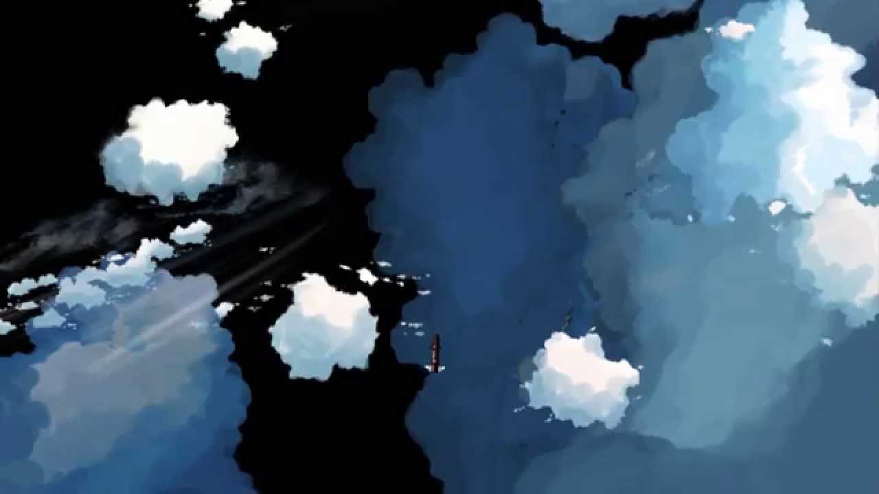 Kimi no koe - За облаками (эндинг)  / Kumo no Mukou, Yakusoku no Basho, ending (FULL), субтитры