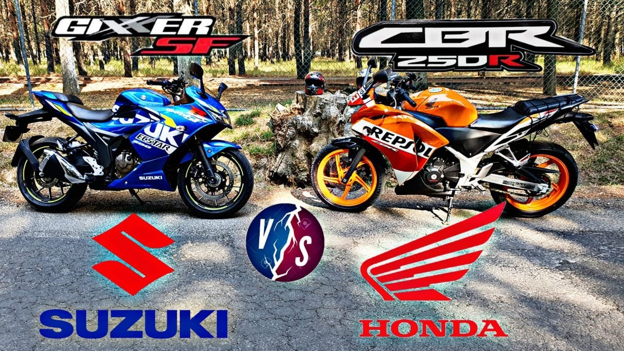Suzuki SF250 Vs Honda CBR250R (comparativa)