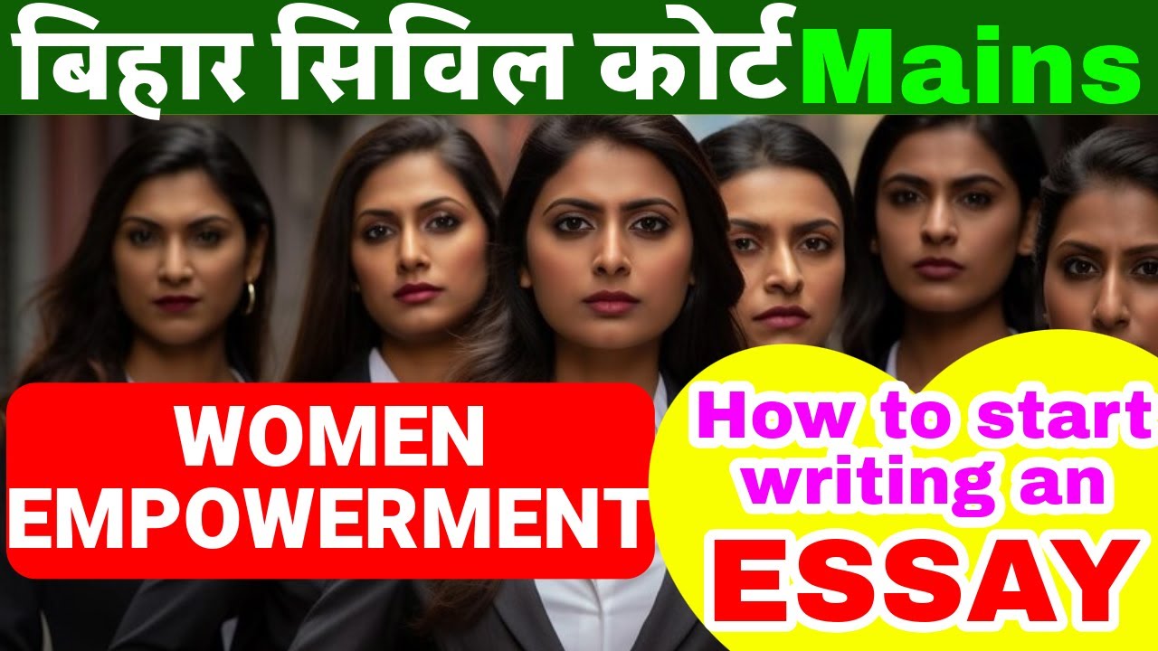 BIHAR CIVIL COURT CLERK || English Class || Descriptive || Essay Writing || WOMEN EMPOWERMENT 🔥