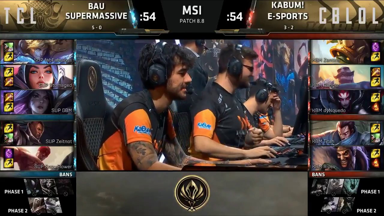 SUP VS KBM Highlights Mid Season Invitational 2018 Day 4 I  SUP VS KBM 주요 장면 MSI 중순 인비테이셔널 2018 4 일째