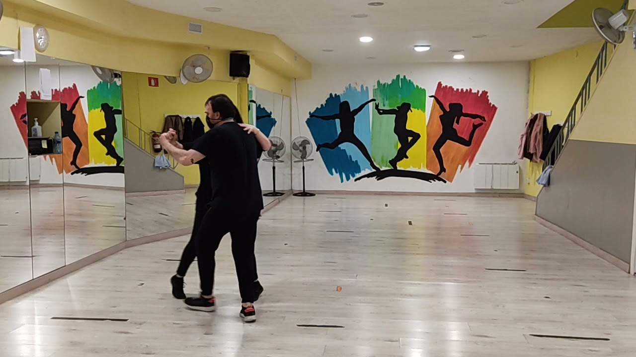 POR UNA CABEZA, Tango coreografía pasos básicos.