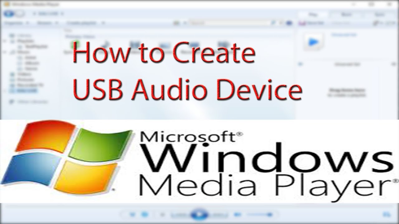 Как использовать Media Player для создания USB-аудиоустройства