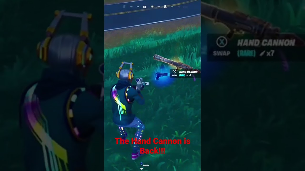 The Hand Cannon is Back!!! #shorts #fortnite #handcannon