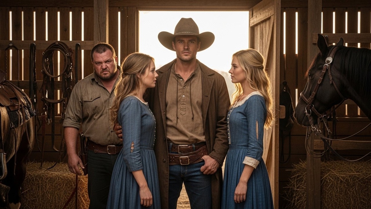 The Cowboy Found Her Hiding from a Violent Man, Stood Between Them and Said 