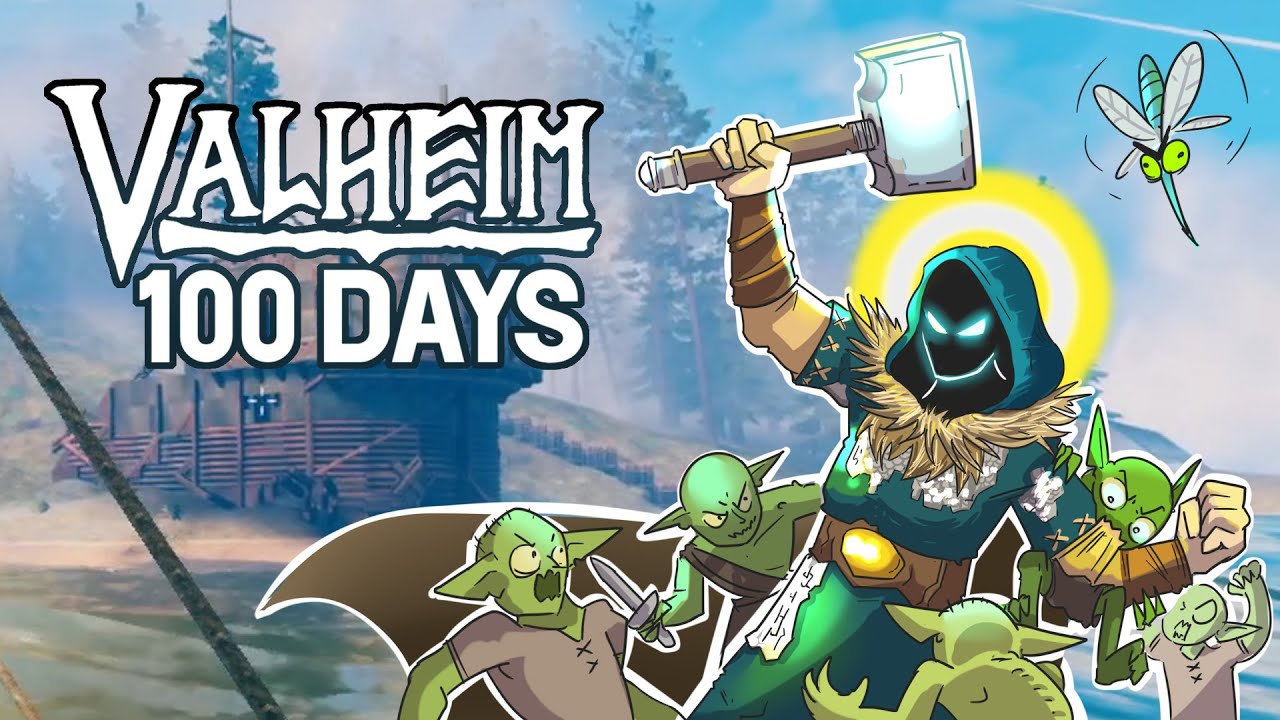 100 Days struggling with Valheim Plains! - Valheim movie