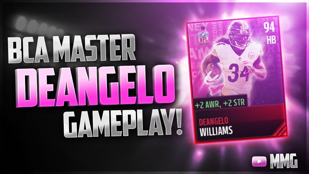 Deangelo Williams BCA Master Gameplay! Madden Mobile 17