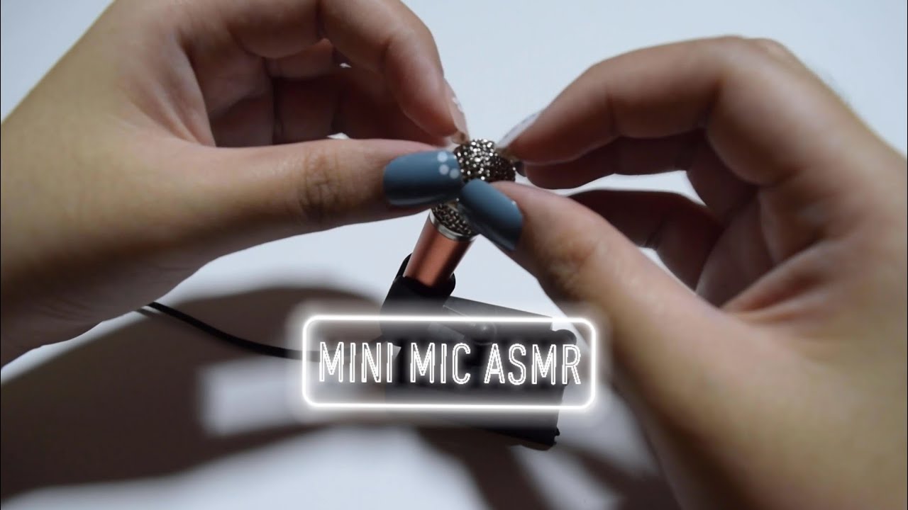 ASMR | mini mic scratching and tapping ♡︎