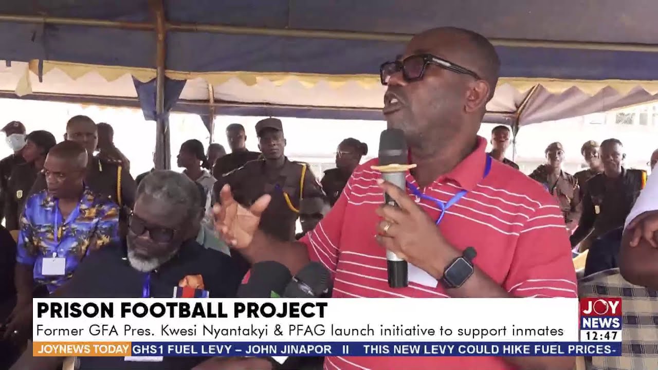 Prison Football Project: Fmr. GFA Pres. Kwesi Nyantakyi & PFAG launch initiative to support inmates