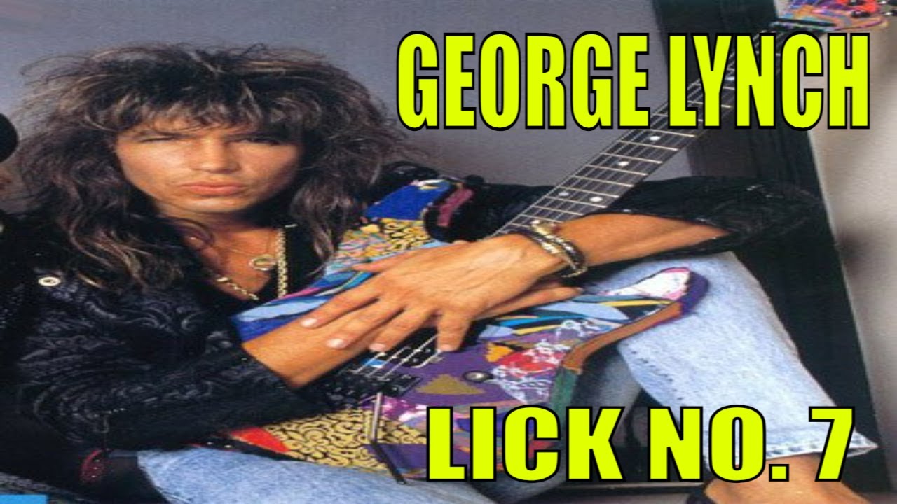 George Lynch 🔥1 Minute Licks 🔥 Guitar Lesson 🔥 Lick No. 7