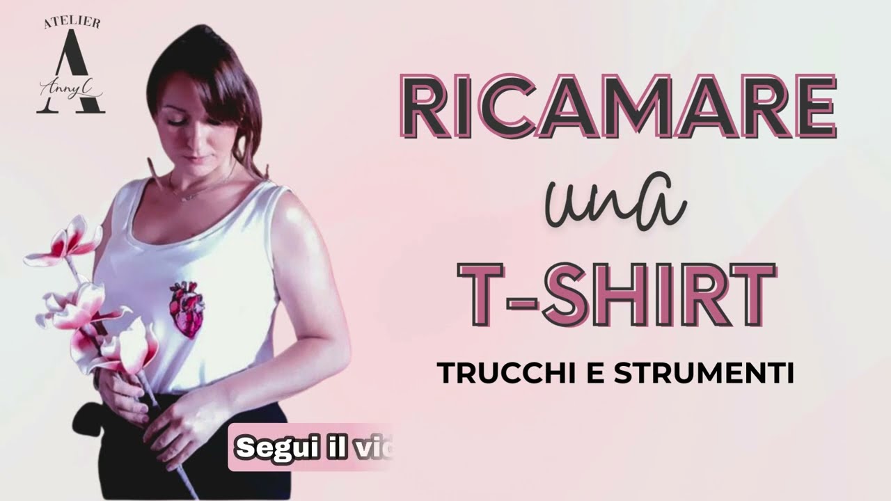 Ricamare a macchina su una maglietta. Trucchi e consigli per un ricamo perfetto!