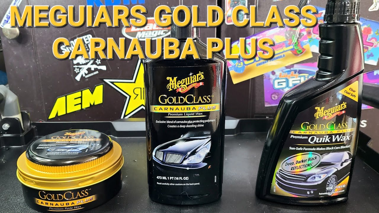 [VS] MEGUIAR'S GOLD CLASS CARNAUBA WAX | Paste, Liquid, or Spray - Which is Best?
