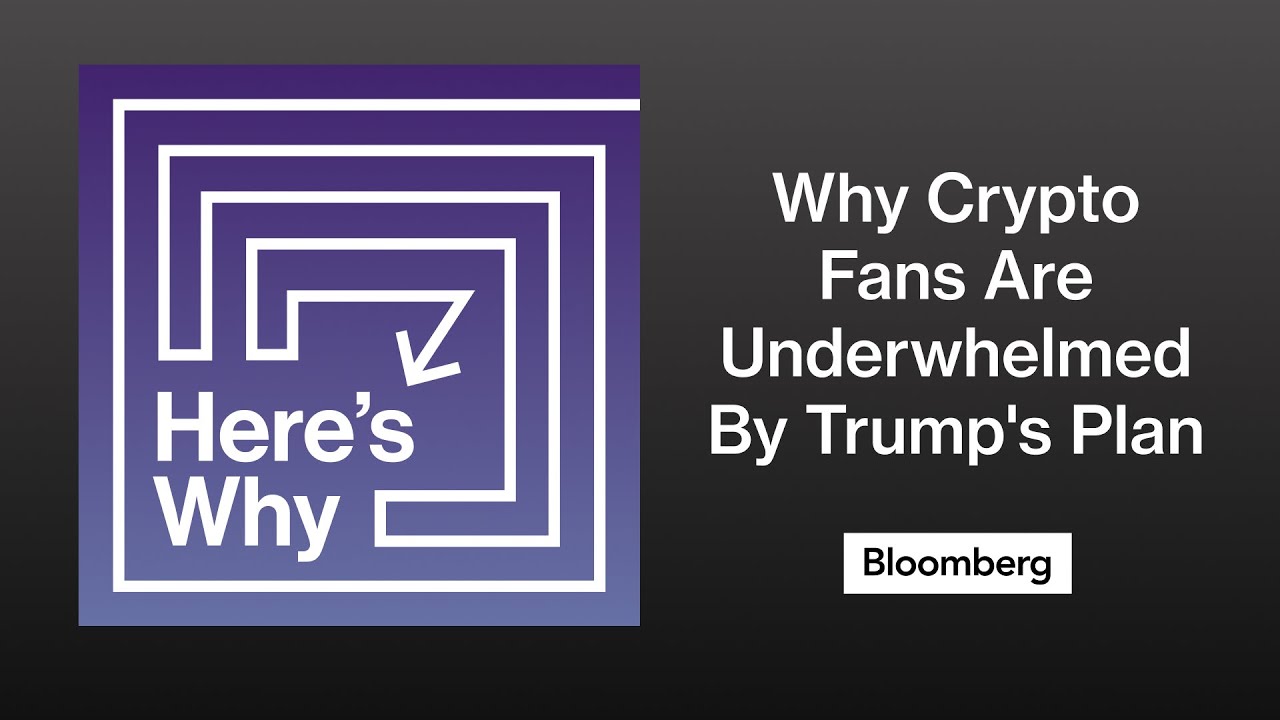 Here's Why Crypto Fans Are Underwhelmed By Trump's Plan | Here's Why