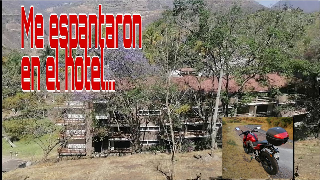 viaje en moto. hotel abandonado y aguas termales, san José purua.