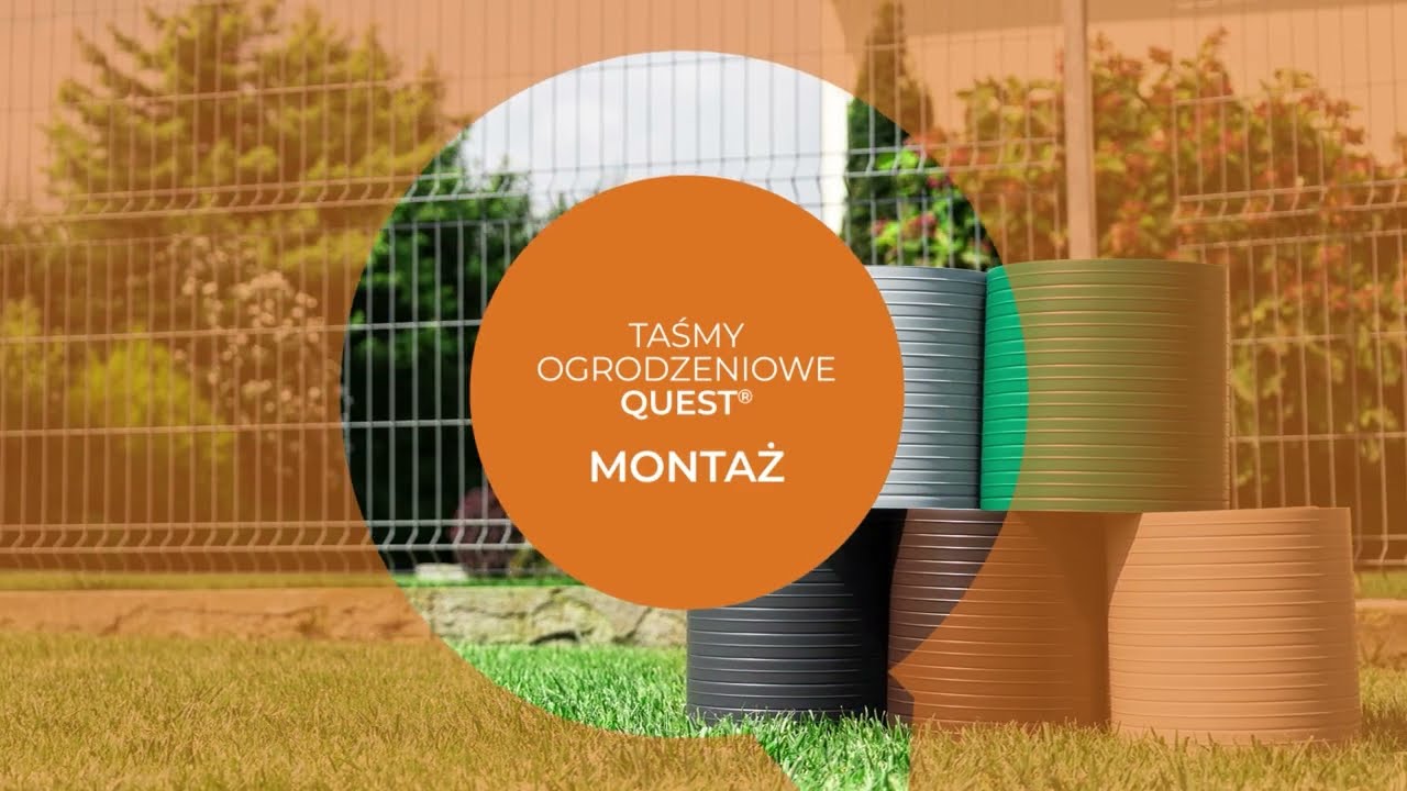 Taśmy ogrodzeniowe QUEST®️ - montaż