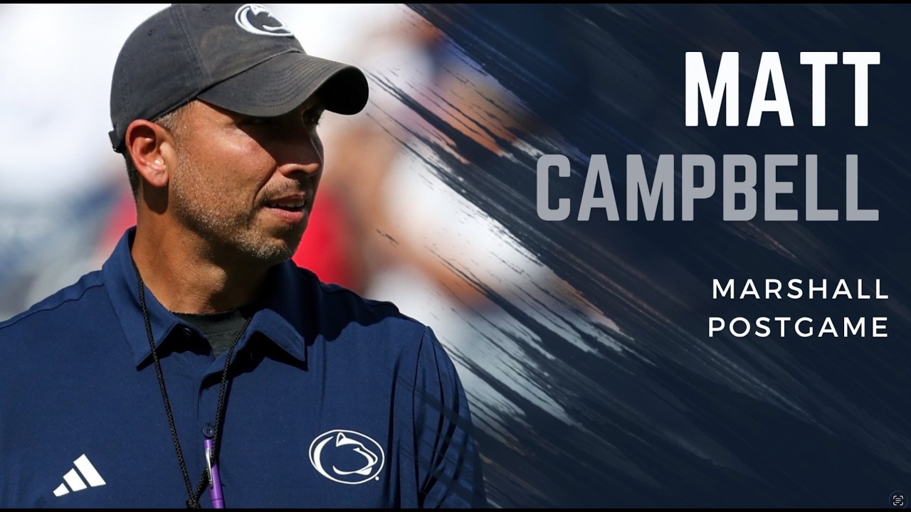 Главный тренер Penn State Мэтт Кэмпбелл о победе над Marshall со счетом 45:0