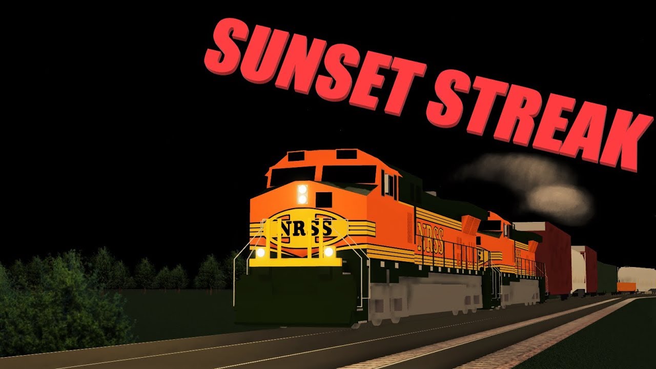 Sunset Streak | Rails Unlimited | With Railroadpreserver