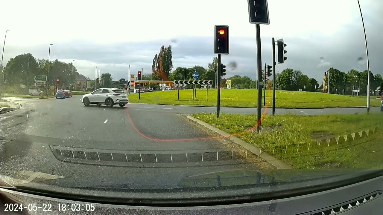 Worksop- B6040 fourth exit (shell other direction)