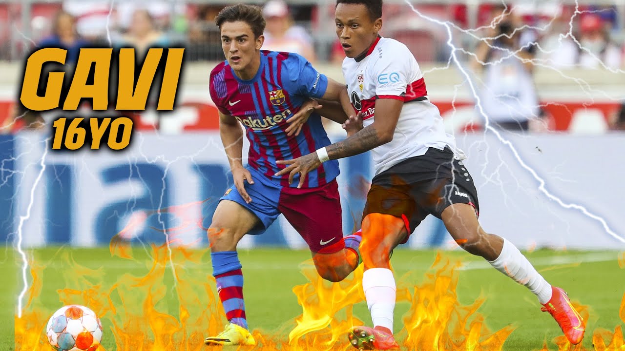 BRILLIANT 16-YO GAVI VS STUTTGART (Stuttgart 0-3 Bar&ccedil;a)