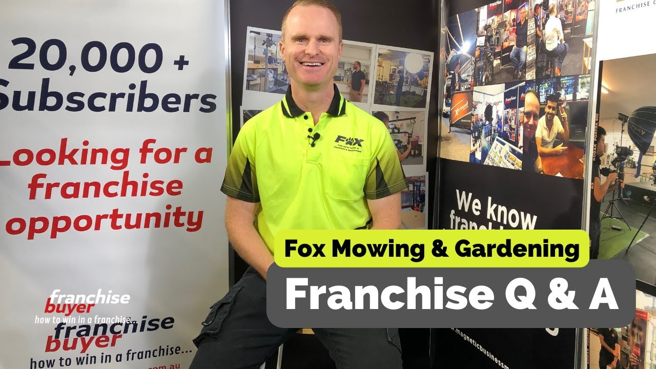 Fox Mowing & Gardening franchise Q & A with Leo Lazich, Sydney Franchising Expo 2022