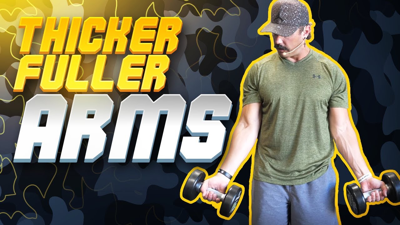 How To Train your Arms Using Dumbbells 💪 THICKER, FULLER Biceps & Triceps