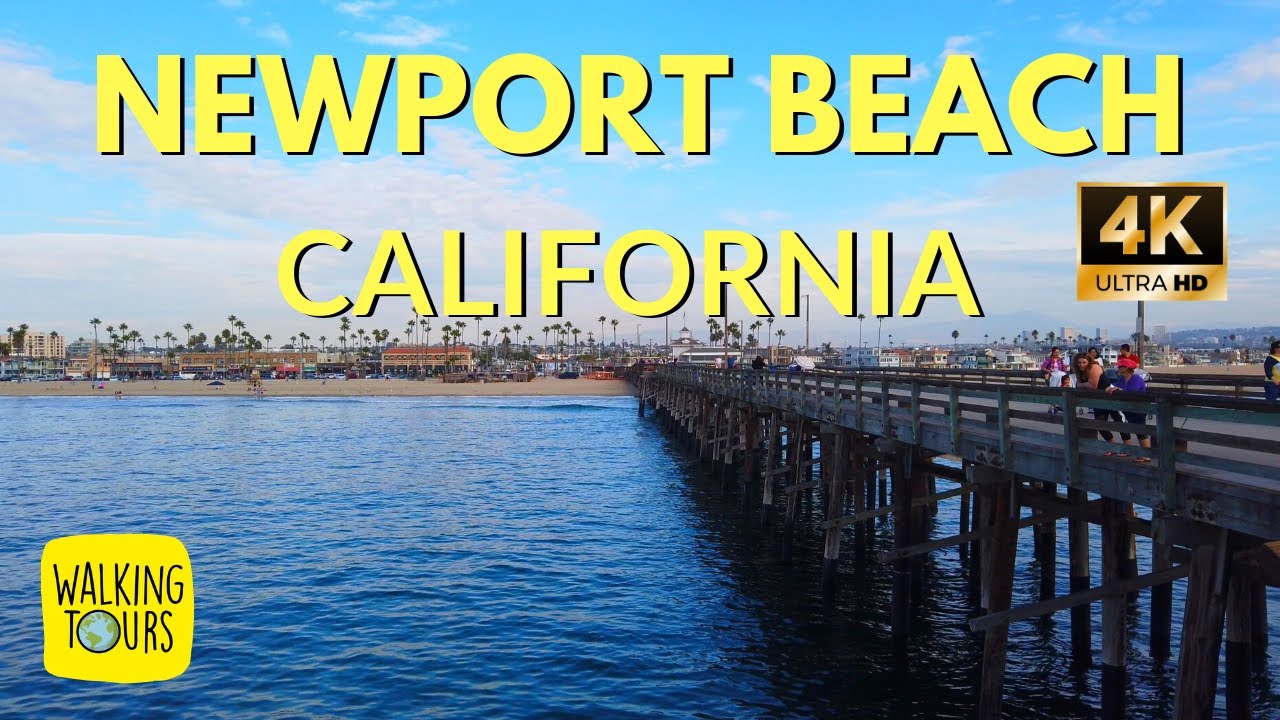 Newport Beach Pier | 4K Walking Tour