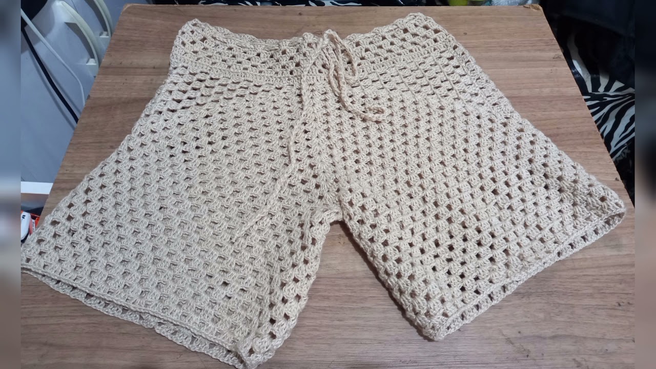 Moda Praia - Masculino Crochê