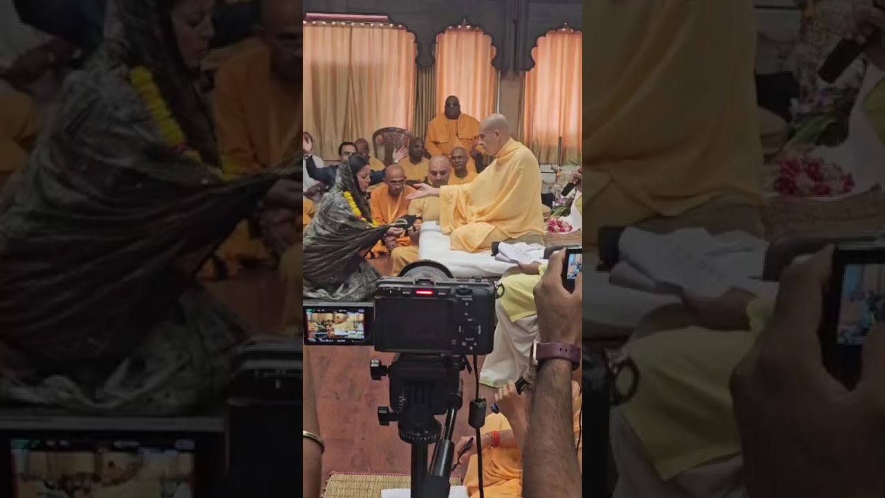 Diksha Ceremony of ISKCON ahilyanagar By HH Radhanath Swami Maharaj 