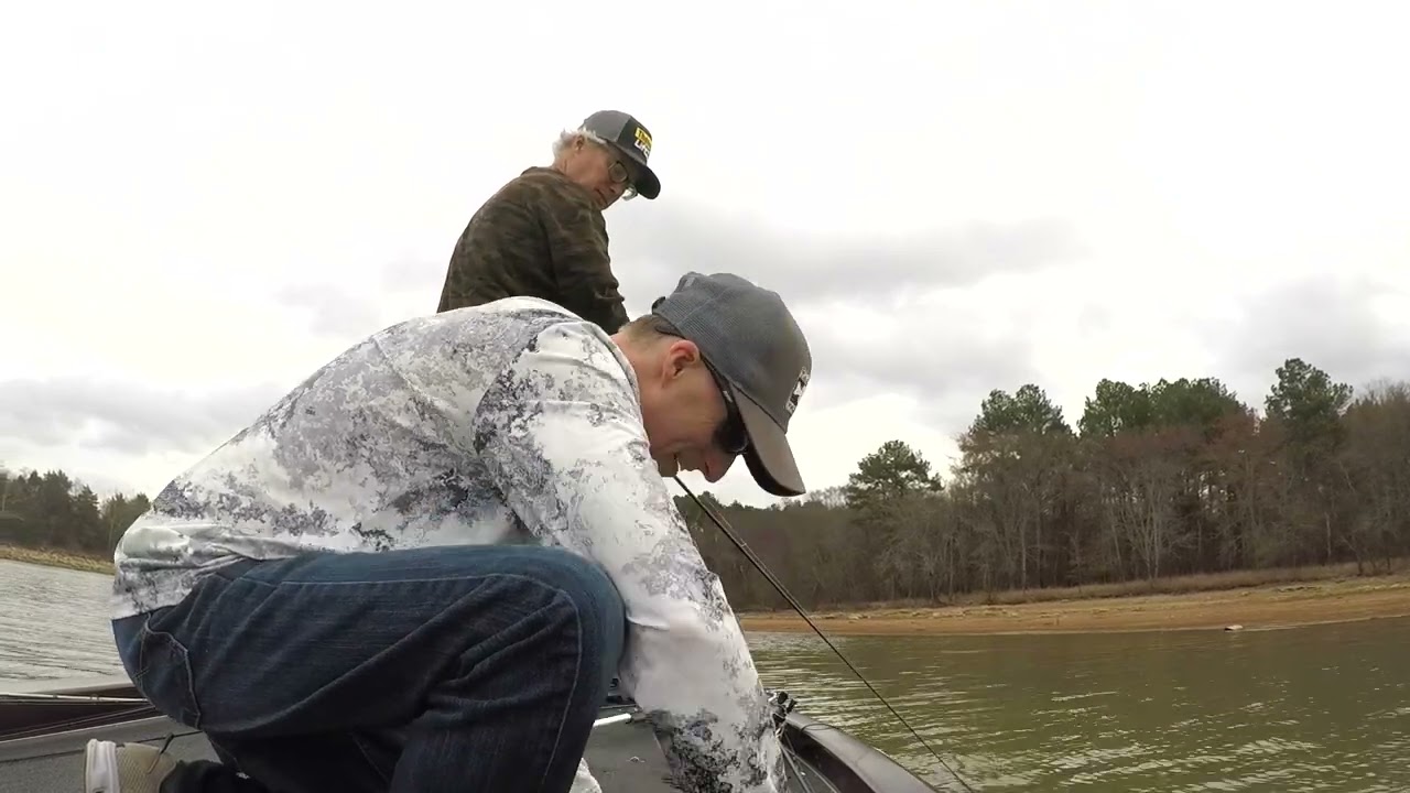 Day off from work Bass Fishing Percy Priest Lake