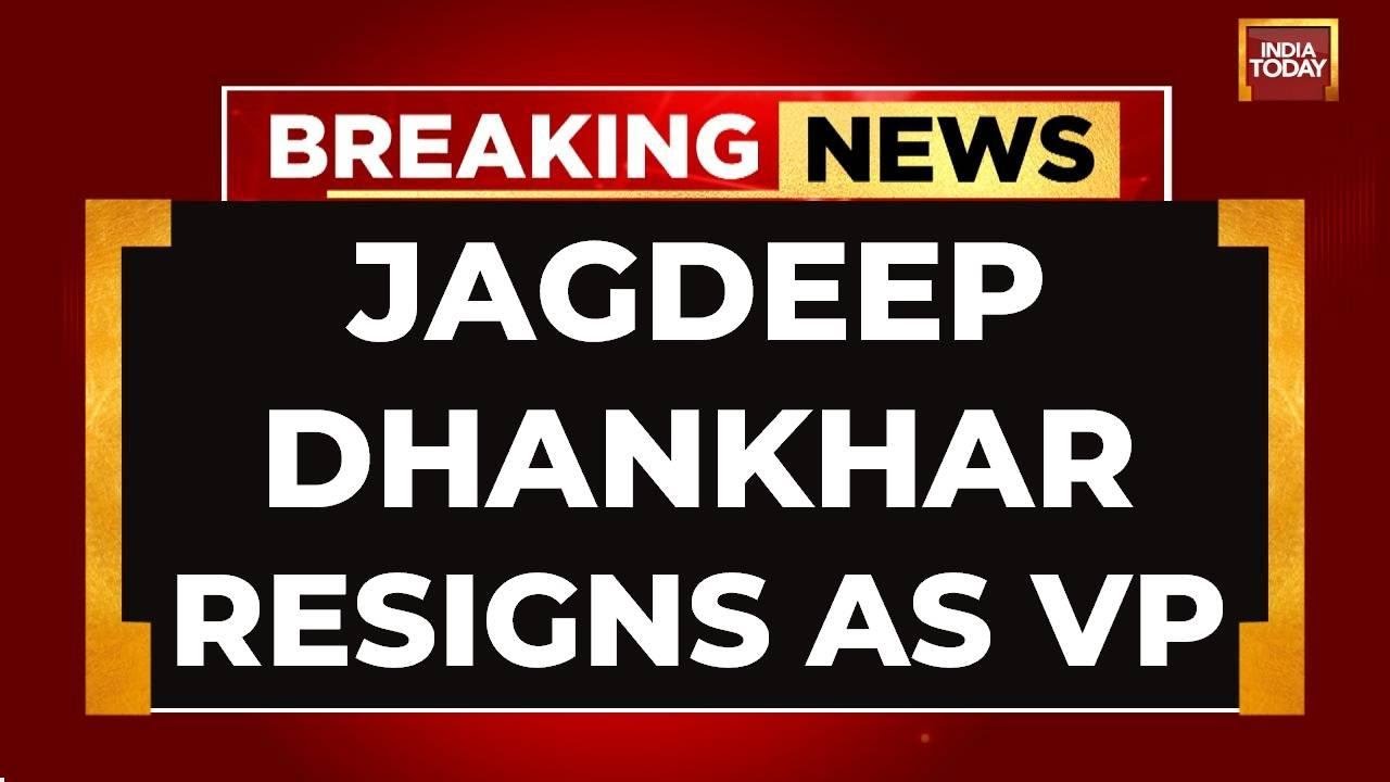Jagdeep Dhankar Resigns As Vice President Citing Medical Reasons