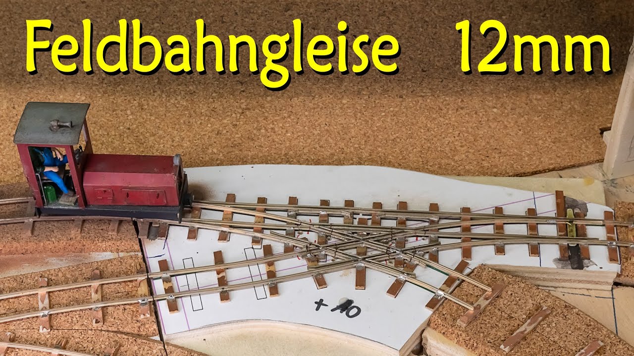 Gleise für die Feldbahn  -  Narrow gauge