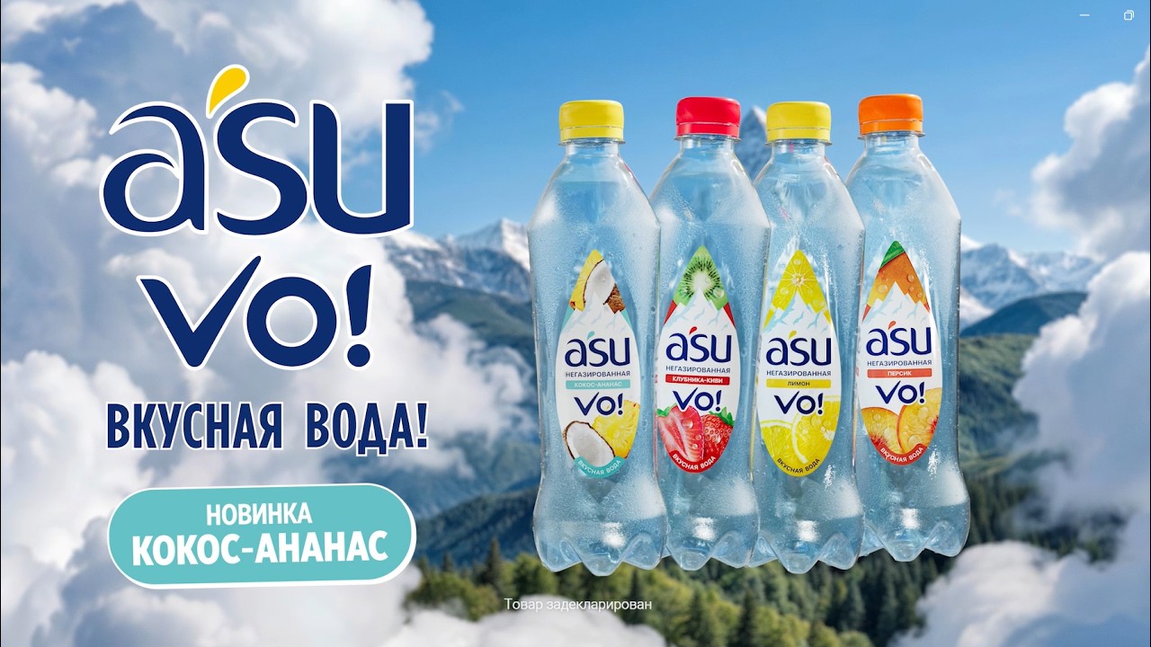 A'SU Vo - Вкусная вода! Новинка Кокос-Ананас