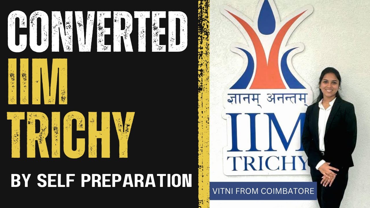IIM TRICHY | VITNI FERNANDO FROM COIMBATORE | CAT SUCCESS STORIES | MBA TAMIL