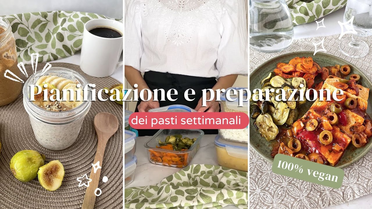 Come PIANIFICO, ORGANIZZO e PREPARO i PASTI per la SETTIMANA » Menu Settimanale da Scaricare!