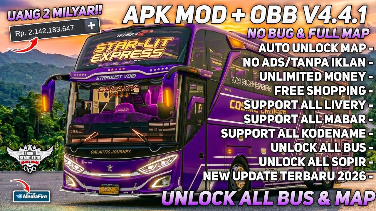 ОБНОВЛЕНИЕ BUSSID 4.4.1!! ПОСЛЕДНЯЯ ВЕРСИЯ APK + OBB BUSSID V4.4.1 НЕОГРАНИЧЕННЫЕ ДЕНЬГИ 2026 | П...
