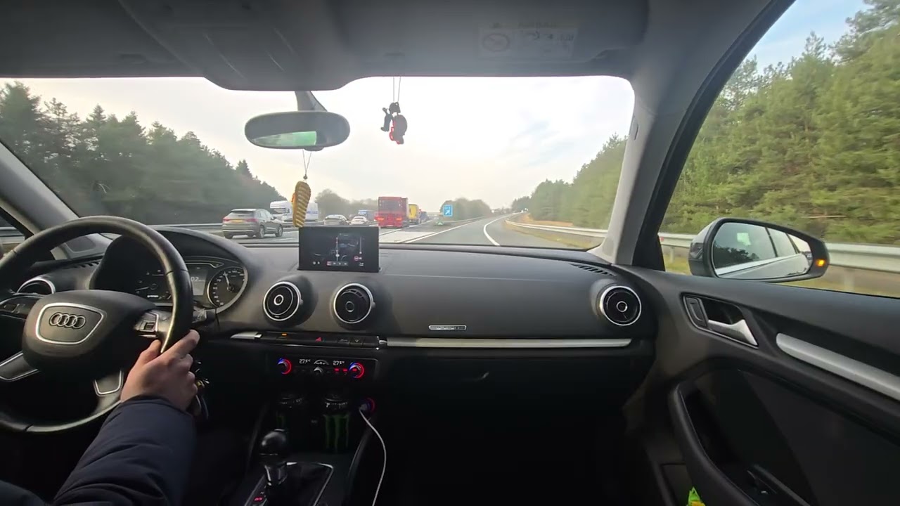 POV Evening drive in my Audi A3 Sportback | No talking 