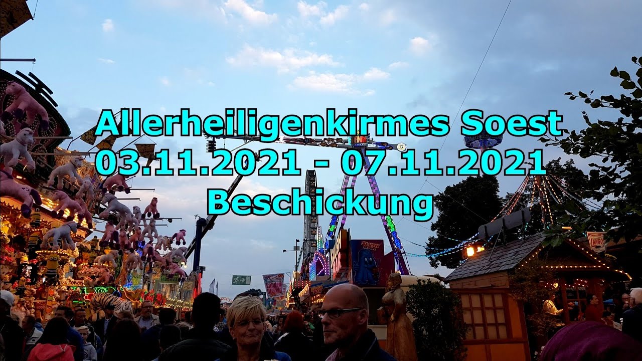 Allerheiligenkirmes Soest 03.11.2021 - 07.11.2021 BESCHICKUNG/ ALLE FAHRGESCHÄFTE