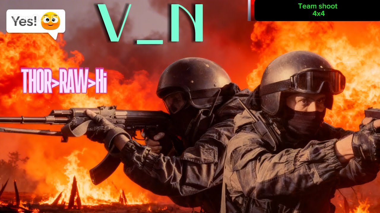 Full V🎖️N team 🔥⚔️THOR、RAW、Hi《Impressive matches》world war 2 battle combat