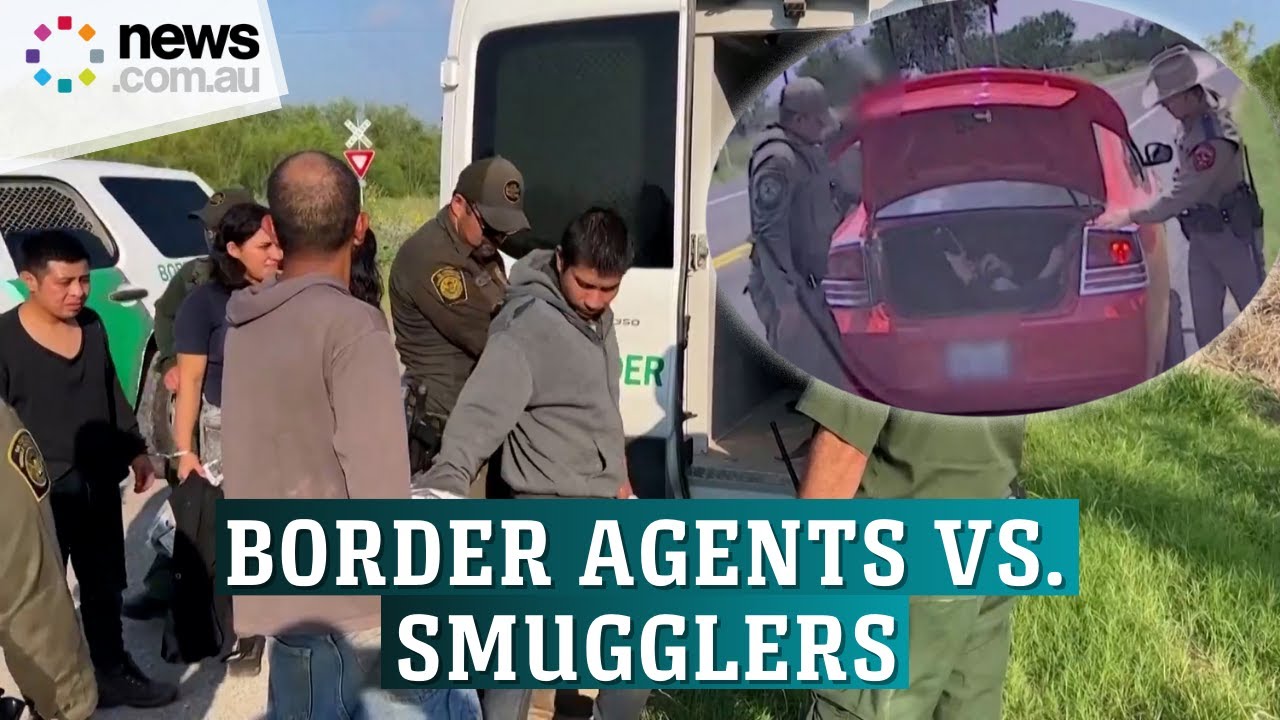 US Border Agents vs. Smugglers: Intense chase