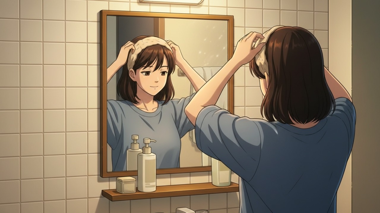 Rainy Evening in the City: After-Work Skincare & Reading Alone | Ghibli ASMR