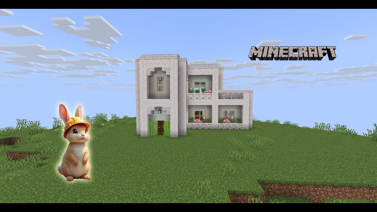 Construí una Casa Moderna en Minecraft🏡