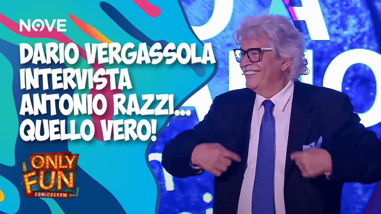 Dario Vergassola intervista Antonio Razzi... quello vero! | ONLY FUN