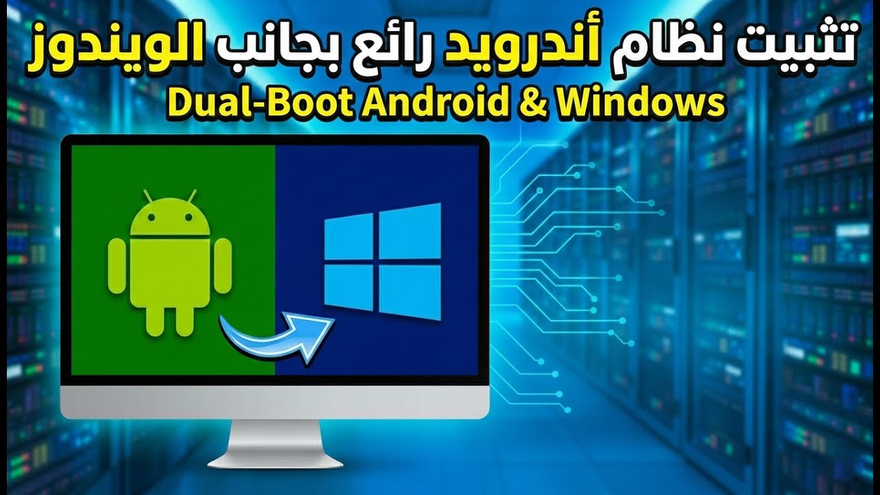 تثبيت نظام أندرويد 📱 بجانب الويندوز 💻: حول حاسوبك إلى جهازين بأداء مميز (Android & Windows)