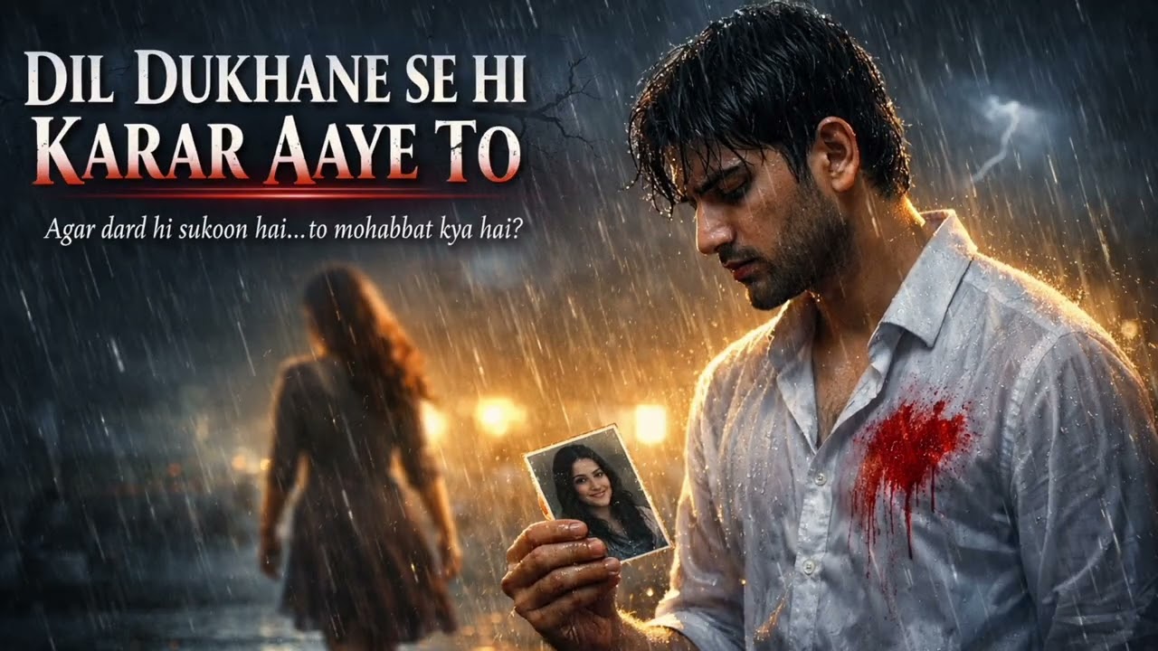 Dil Dukhane Se Hi Karar Aaye To 💔 | Heart Touching Sad Love Song 2026 | Emotional Hindi Song