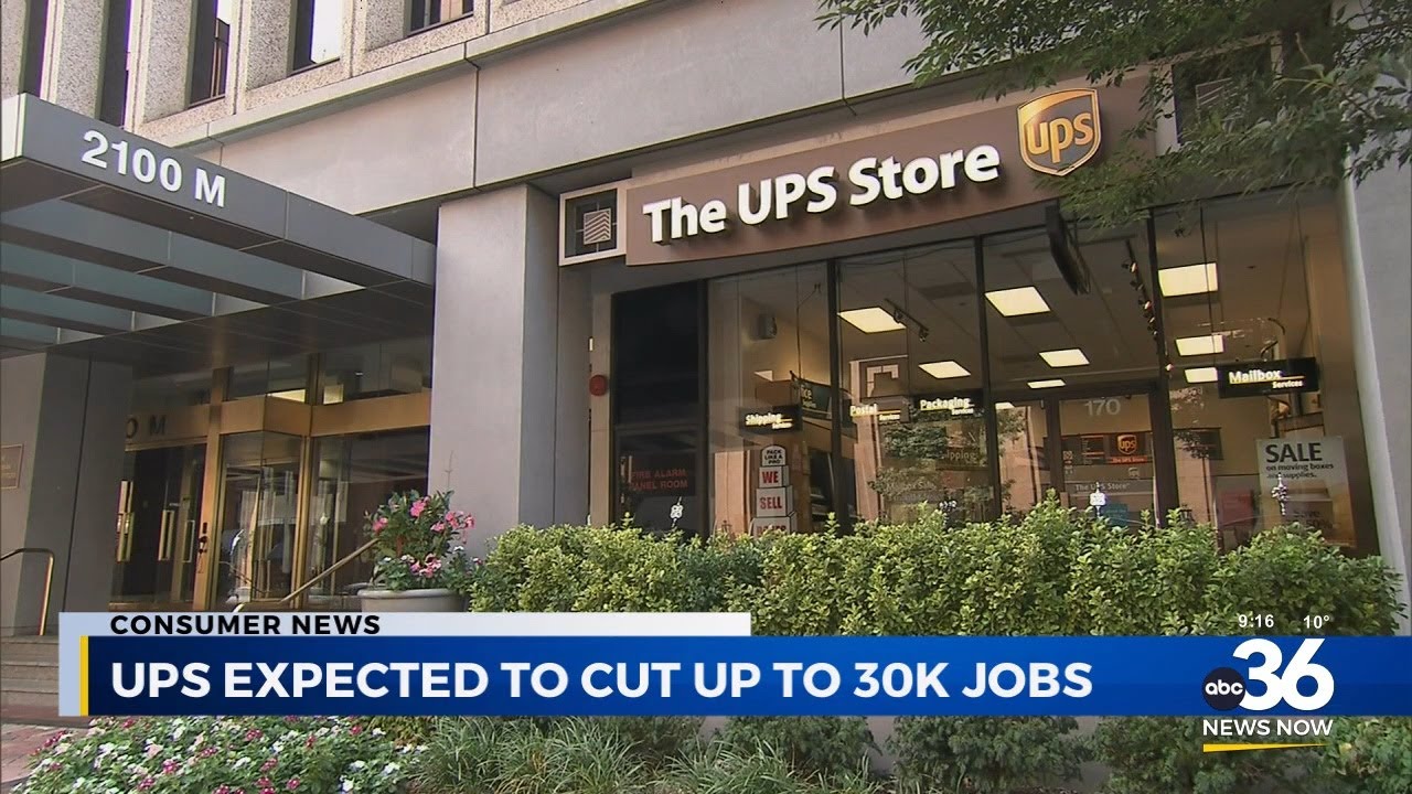 UPS plans to cut up to 30,000 jobs amid reduced Amazon deliveries