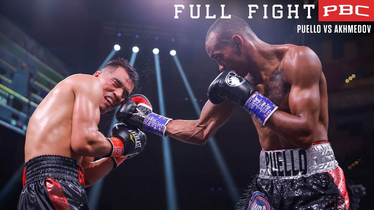 Пуэлло против Ахмедова: полный бой: 20 августа 2022 г. | PBC на Showtime