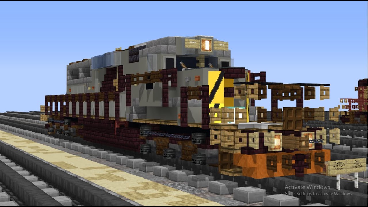 Minecraft AWVR EMD SD40-2 7375 & 7346 Tutorial