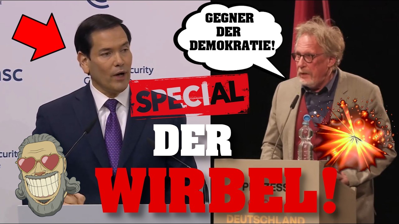 RUBIO und Martenstein: Zwei Reden, die aufschrecken LIEßEN! 💥⚡️ #PolitSatire