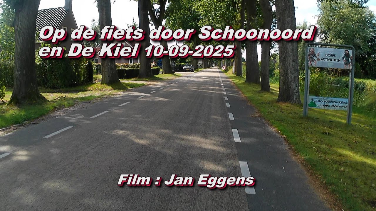 Op de fiets door Schoonoord en De Kiel 10 09 2025