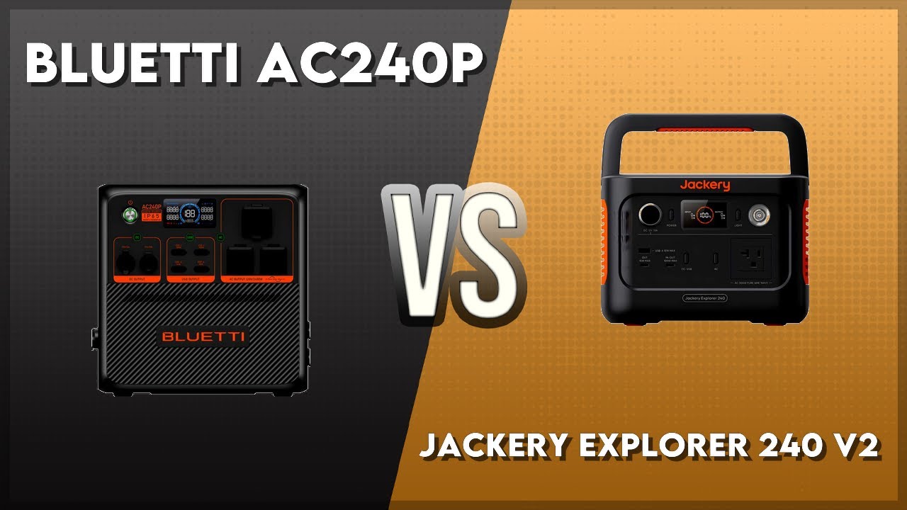Bluetti AC240P vs Jackery Explorer 240 v2 Technical Comparison